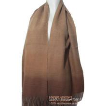 100% soft wool shaded woven scarf
